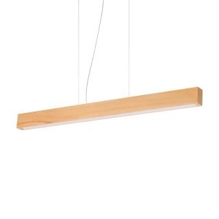 Ideal Lux Pendelleuchte Craft SP Natur-Holz