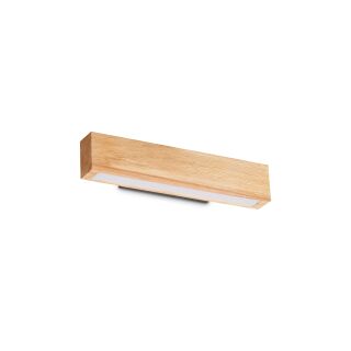 Ideal Lux Wandleuchte Craft AP Natur-Holz