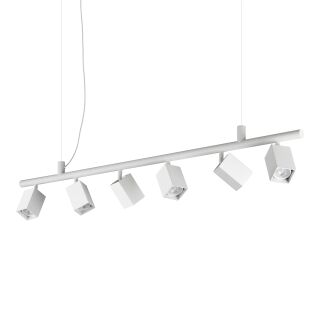 Ideal Lux Pendelleuchte Dynamite SP6 square weiß