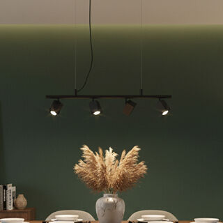 Ideal Lux Pendelleuchte Dynamite SP4 square schwarz