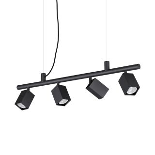 Ideal Lux Pendelleuchte Dynamite SP4 square schwarz