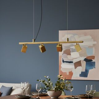 Ideal Lux Pendelleuchte Dynamite SP4 square messing