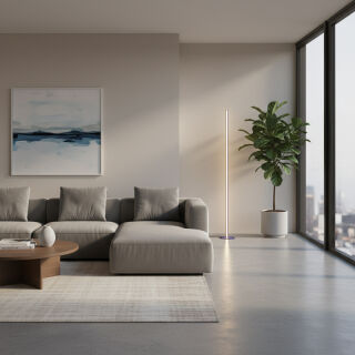 Ideal Lux Stehleuchte Dorica PT1 geriffelt