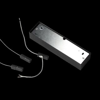 Ideal Lux Pendelleuchte Oracle Slim SP D70 round schwarz 3000K Dali/Push