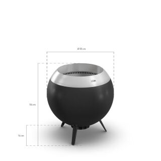 MOON 55 Plancha-Grillset niedrig