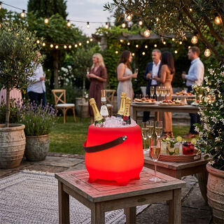 THE MOOX BOWL Getränkekühler LED RGB mit...