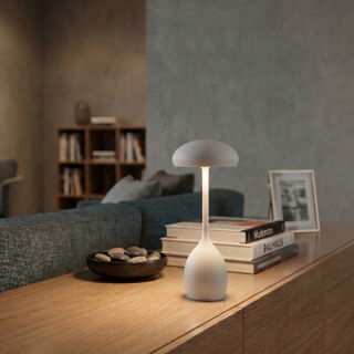 Villeroy & Boch Akku Tischleuchte TRIEST weiß