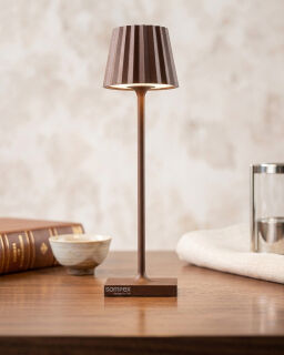 Sompex Troll Nano RC Akku Tischleuchte rost