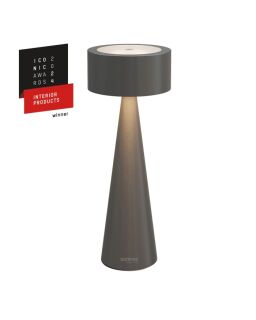 Sompex Elody Akku Tischleuchte graphit gebürstet