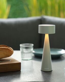 Sompex Elody Akku Tischleuchte olivgrün