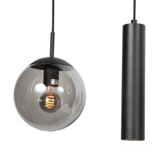 Steinhauer Bollique Pendelleuchte Rauchglas 5 flammig