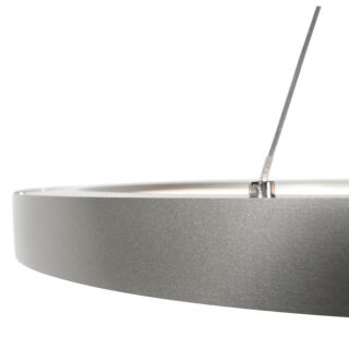 Steinhauer Ringlede 57cm Pendelleuchte silber