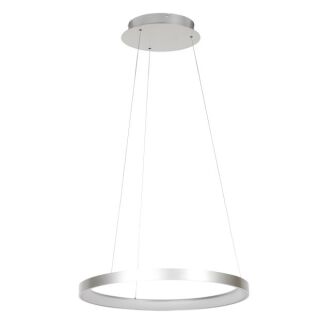 Steinhauer Ringlede 57cm Pendelleuchte silber