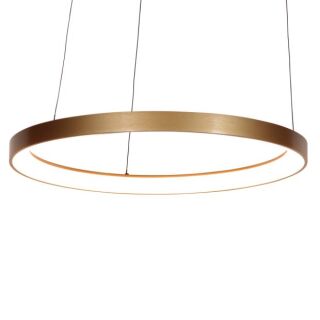 Steinhauer Ringlede 57cm Pendelleuchte gold