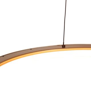 Steinhauer Ringlede 57cm Pendelleuchte gold