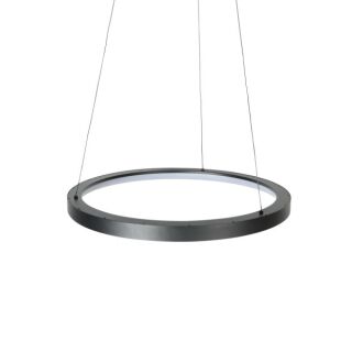 Steinhauer Ringlede 57cm Pendelleuchte schwarz