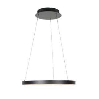 Steinhauer Ringlede 57cm Pendelleuchte schwarz