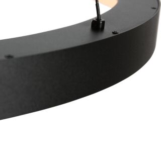 Steinhauer Ringlede 57cm Pendelleuchte schwarz