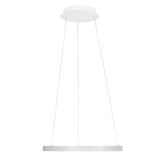 Steinhauer Ringlede 57cm Pendelleuchte weiß