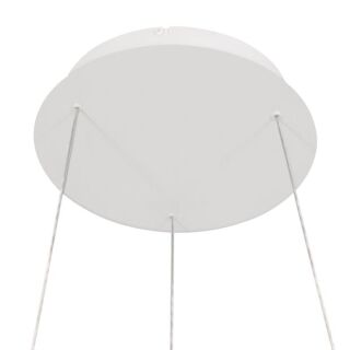 Steinhauer Ringlede 57cm Pendelleuchte weiß