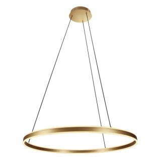 Steinhauer Ringlux Pendelleuchte LED gold 80cm
