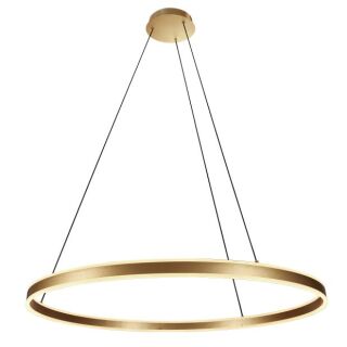 Steinhauer Ringlux Pendelleuchte LED gold 100cm