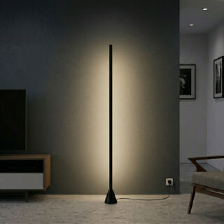 Steinhauer Luzhaz Stehleuchte schwarz 157 cm