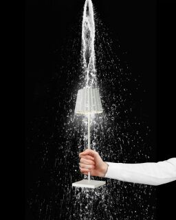 Sompex Troll RC weiß Akku LED Tischleuchte