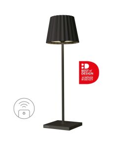 Sompex Troll RC schwarz Akku LED Tischleuchte