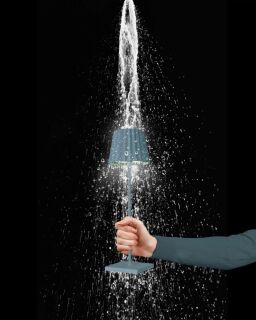 Sompex Troll RC blau Akku LED Tischleuchte