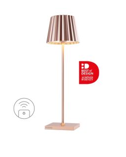 Sompex Troll RC rosegold Akku LED Tischleuchte