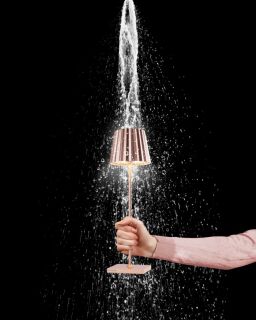 Sompex Troll RC rosegold Akku LED Tischleuchte