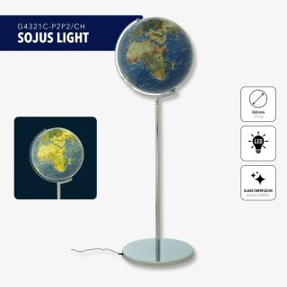 SOJUS LIGHT Leuchtglobus blau/grün