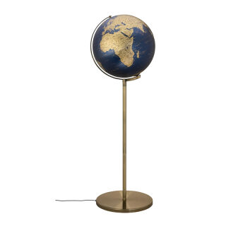 SOJUS LIGHT Leuchtglobus dunkelblau/gold