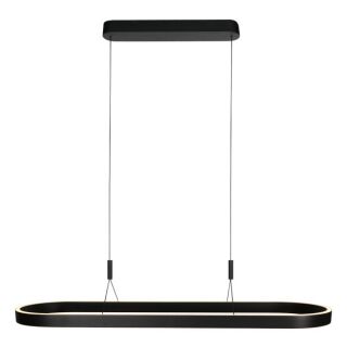 Steinhauer Mykty Pendelleuchte schwarz 120cm