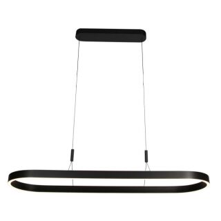 Steinhauer Mykty Pendelleuchte schwarz 120cm