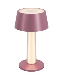 Sompex Lulu Akku Tischleuchte pink-metallic