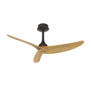 Mantra Ipanema L IP44 Deckenventilator schwarz/holz