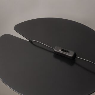 Maytoni Tischleuchte Splash LED Glas grau verzinkt
