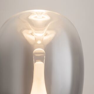 Maytoni Tischleuchte Splash LED Glas grau verzinkt