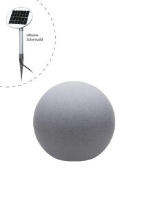 8 seasons design Shining Globe Solar 40 cm stone Kugelleuchte