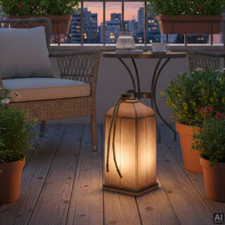 8 Seasons Design Motivleuchte Shining Lantern 45 cm anthrazit