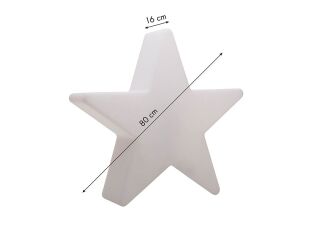 8 Seasons Design Dekoleuchte Shining Star LED RGB 80 cm
