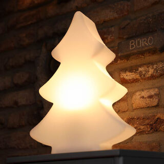 8 Seasons Design Dekoleuchte Shining Tree 40 cm weiß