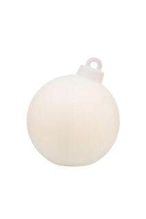 8 Seasons Design Dekoleuchte Shining Christmas Ball weiß