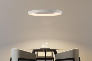 Mantra Niseko II Pendelleuchte LED weiß 90cm