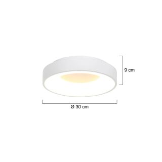 Steinhauer Ringlede 30 weiß Deckenleuchte LED