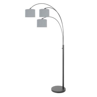 Steinhauer Bogenleuchte Sparkled Light 3-flammig schwarz verschiedene Variationen gold (Velours)