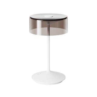 Sigor Numotion 265 schneeweiß Akku Glas Tischleuchte LED