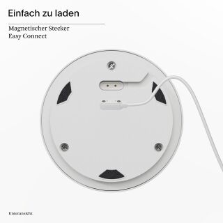 Sigor Numotion 265 schneeweiß Akku Glas Tischleuchte LED